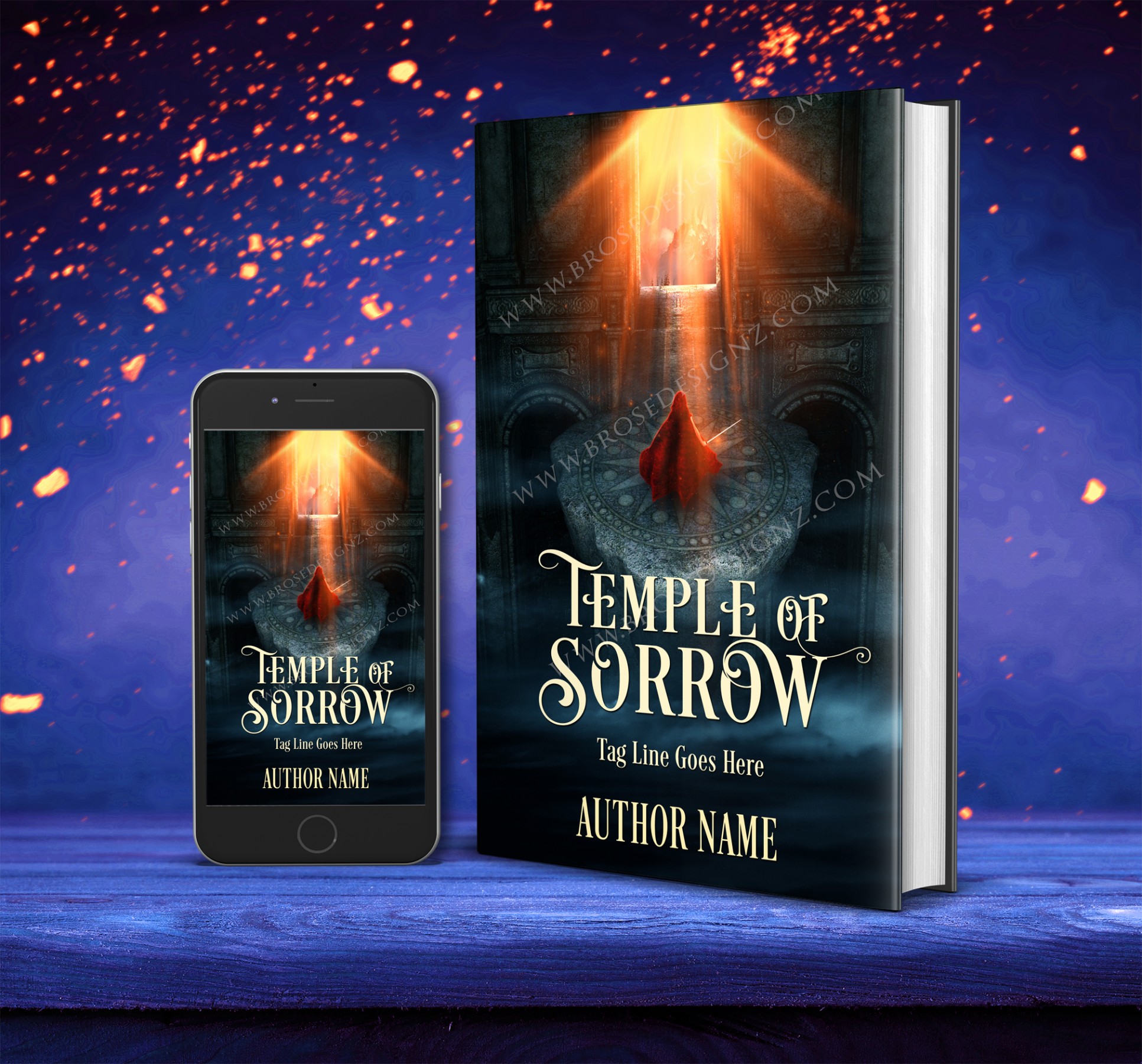 Temple of sorrow - The Book Cover Designer