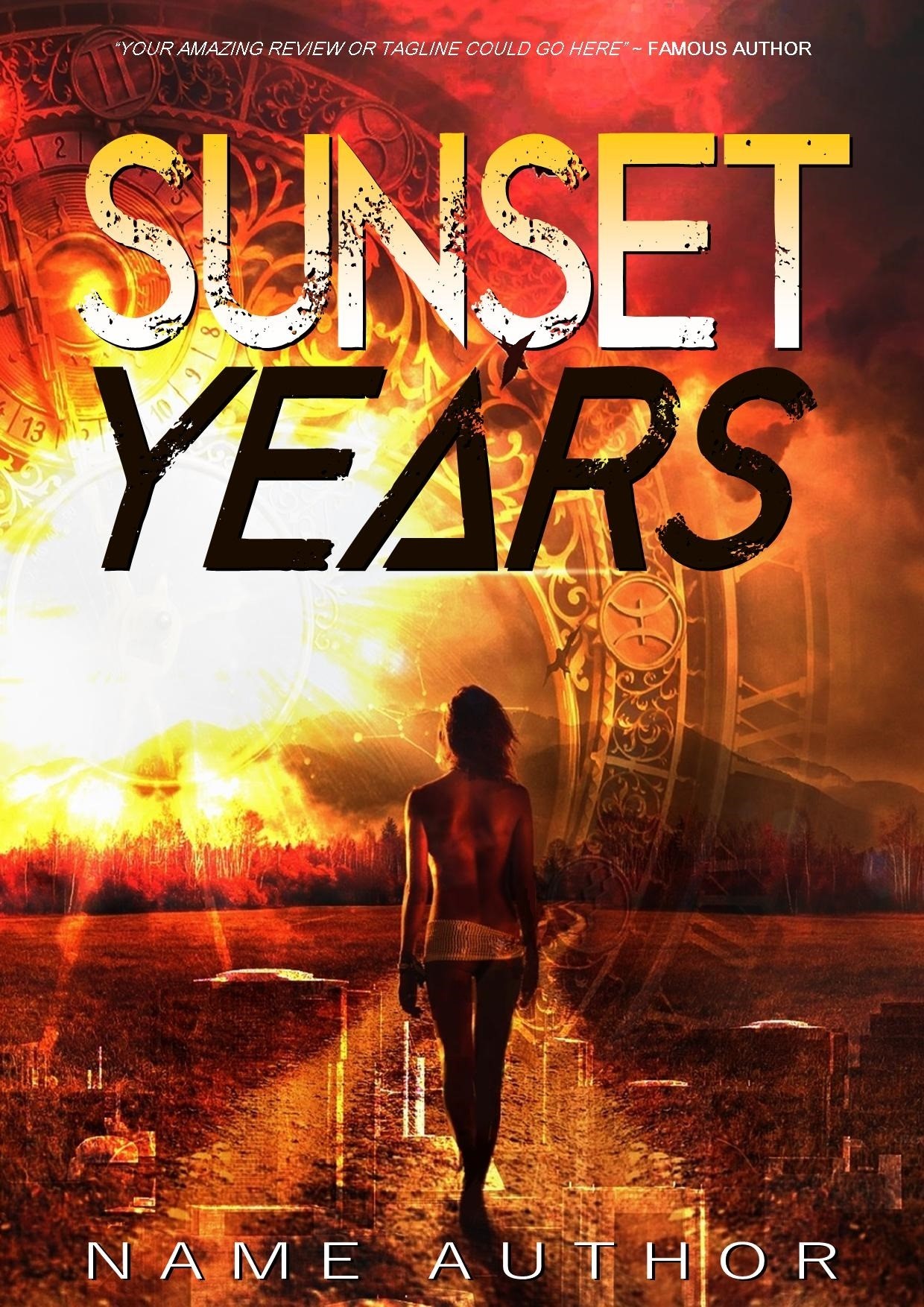 SUNSET YEARS - The Book Cover Designer