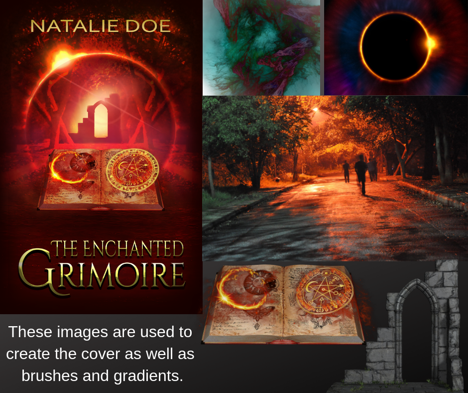 THE ENCHANTED GRIMOIRE - The Book Cover Designer