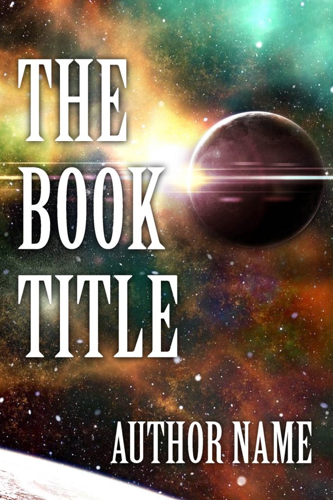 Bright Planets in Outer Space - The Book Cover Designer