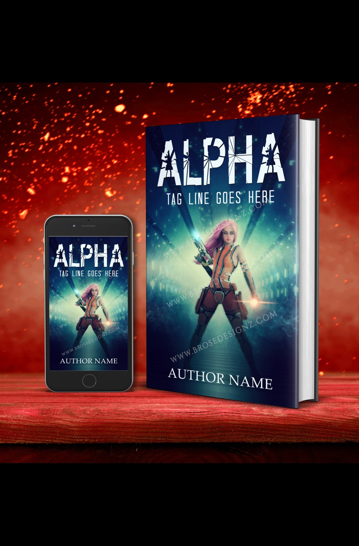 Alpha The Book Cover Designer