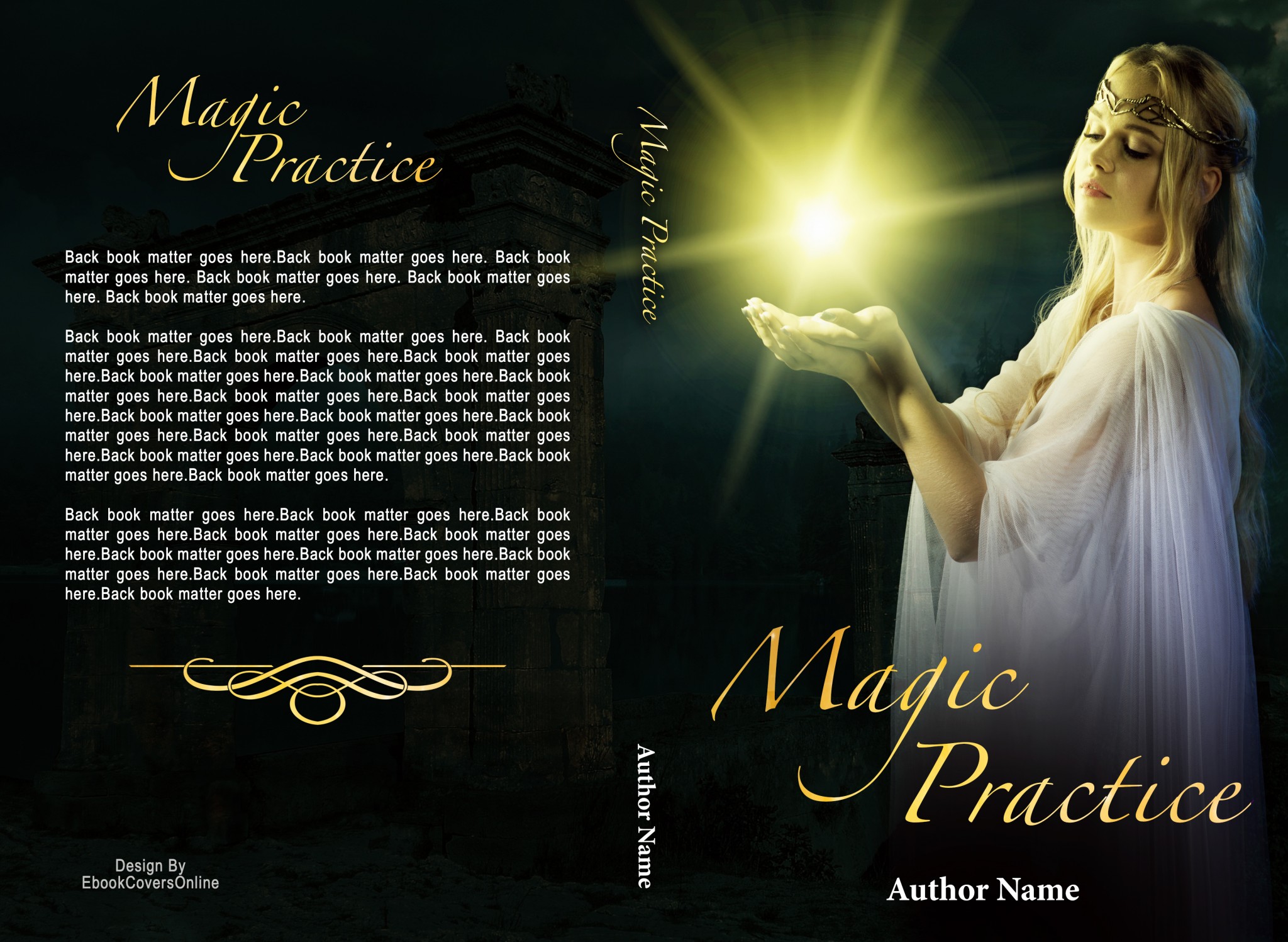 Magic Practice Ebook and Full Wrap Covers - The Book Cover Designer