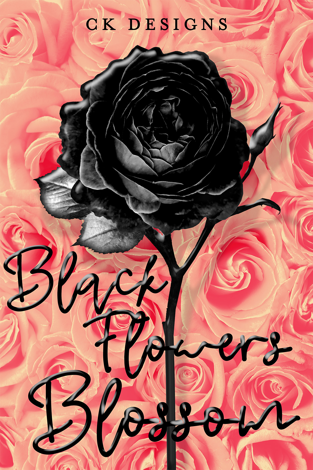 Black Flowers Blossom - The Book Cover Designer