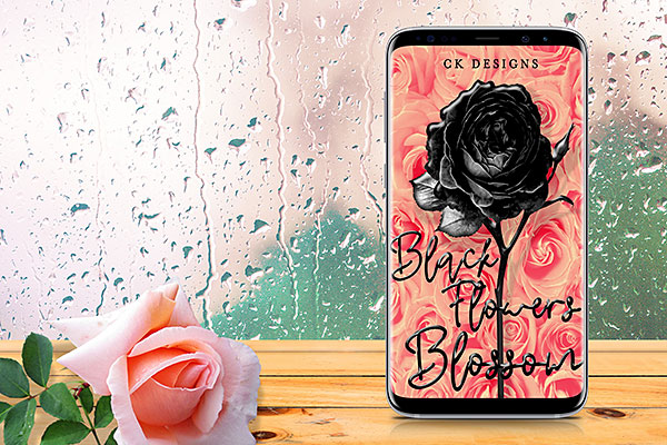 Black Flowers Blossom - The Book Cover Designer