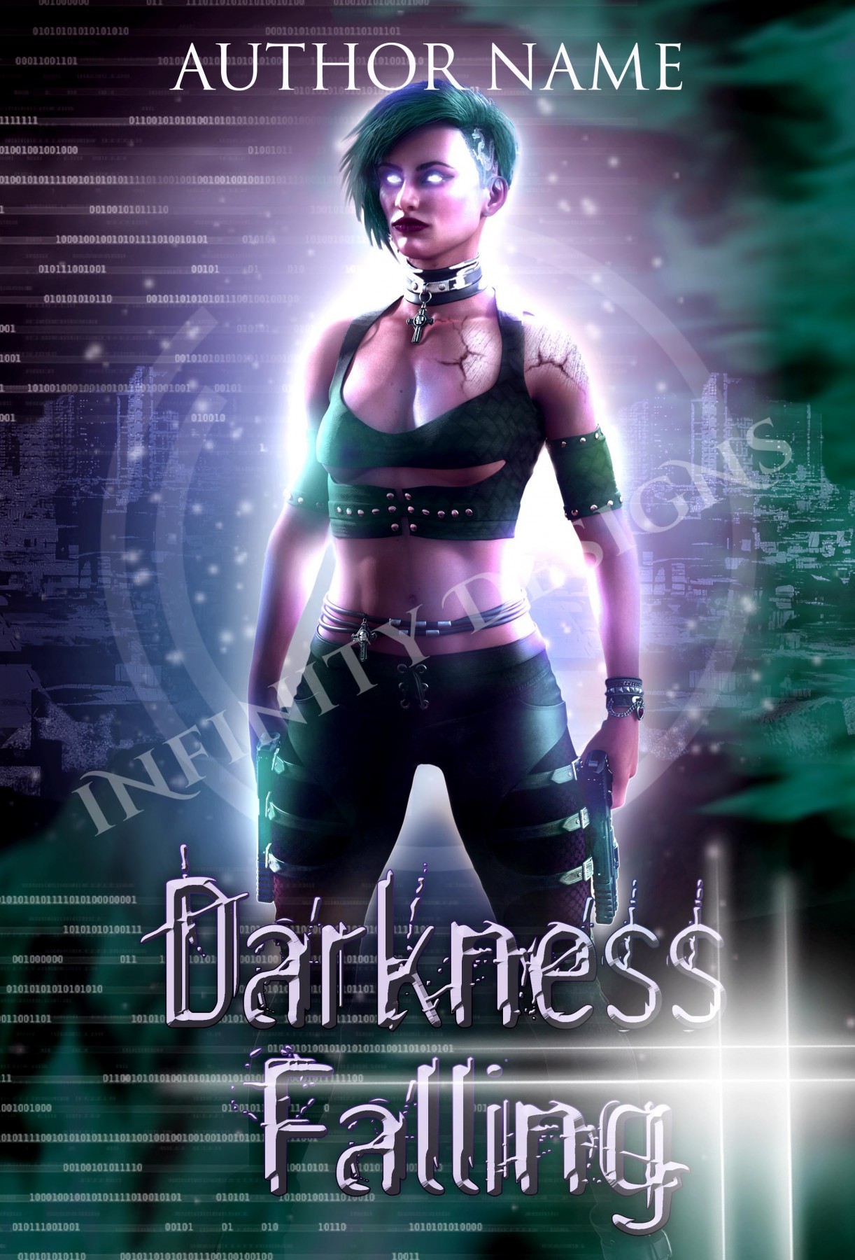 Sci Fi Cyberpunk Book Cover The Book Cover Designer