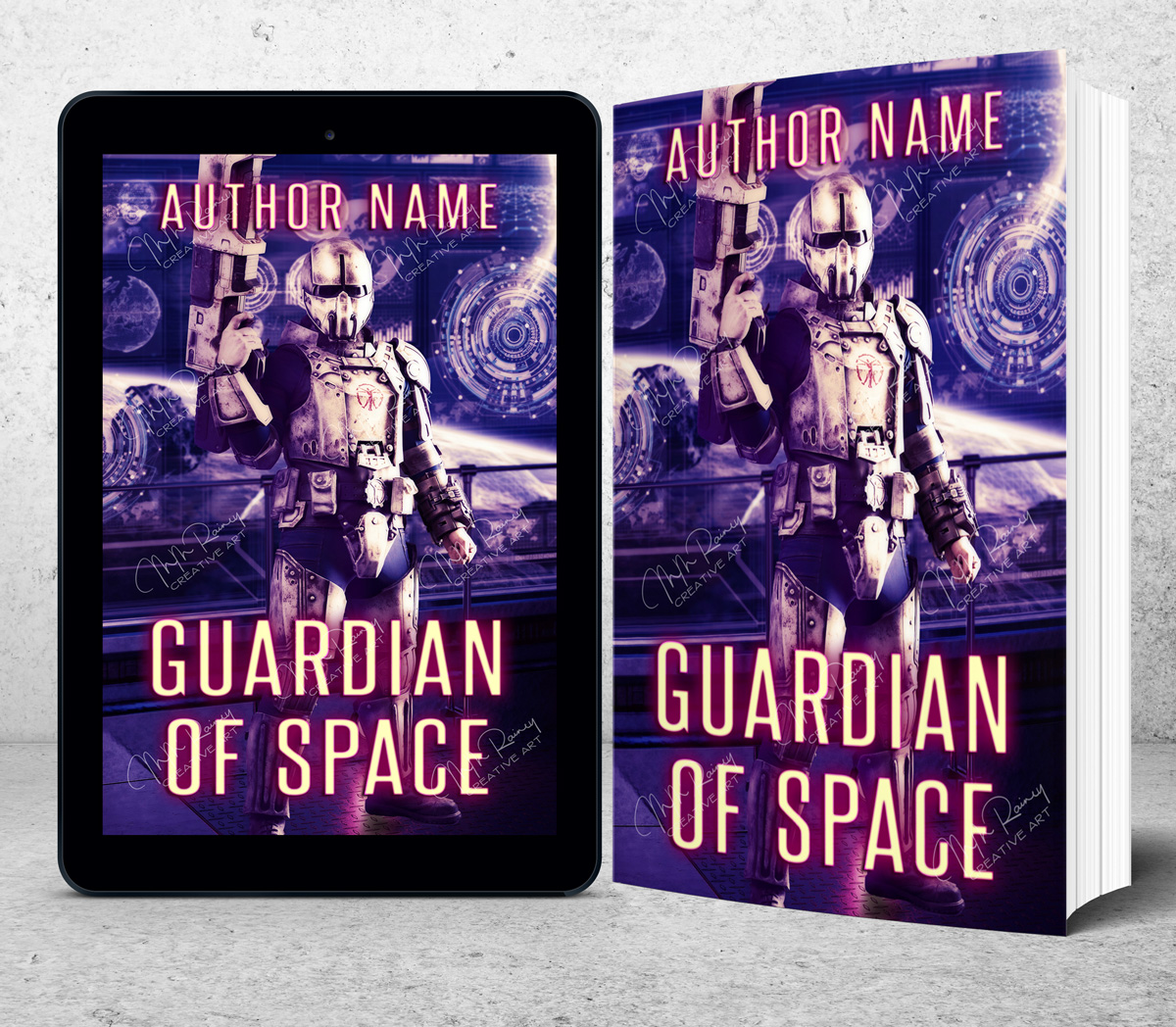 Guardian Of Space The Book Cover Designer