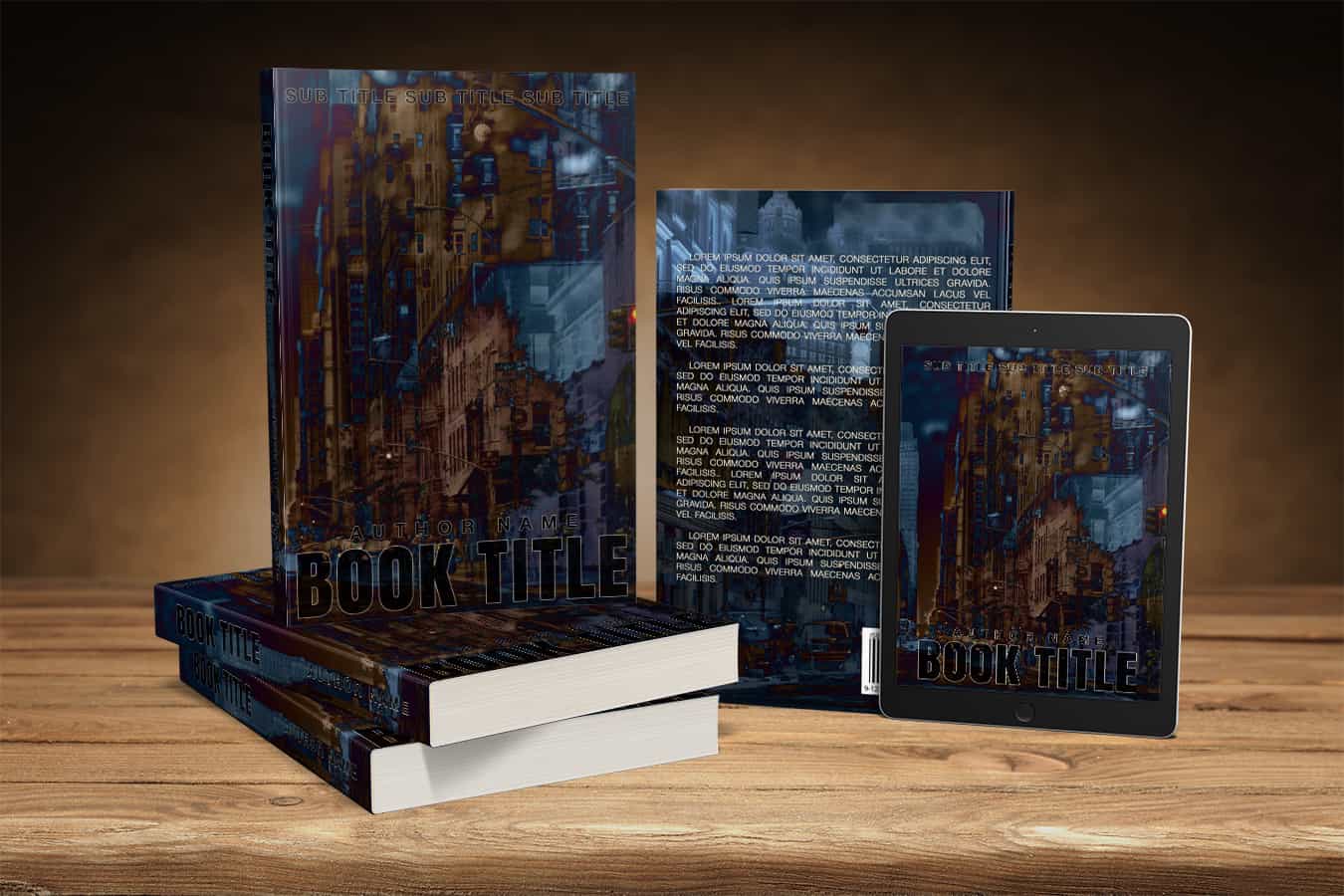 City Grunge - Book Cover - The Book Cover Designer