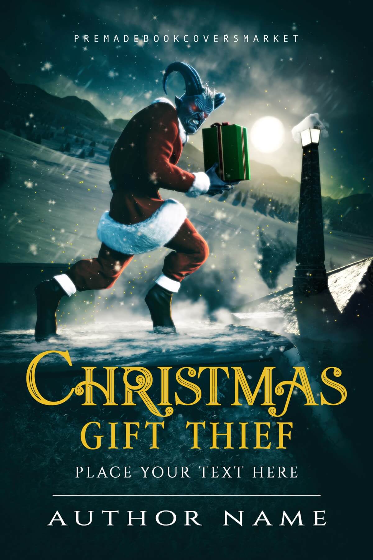 Christmas Gift Thief The Book Cover Designer