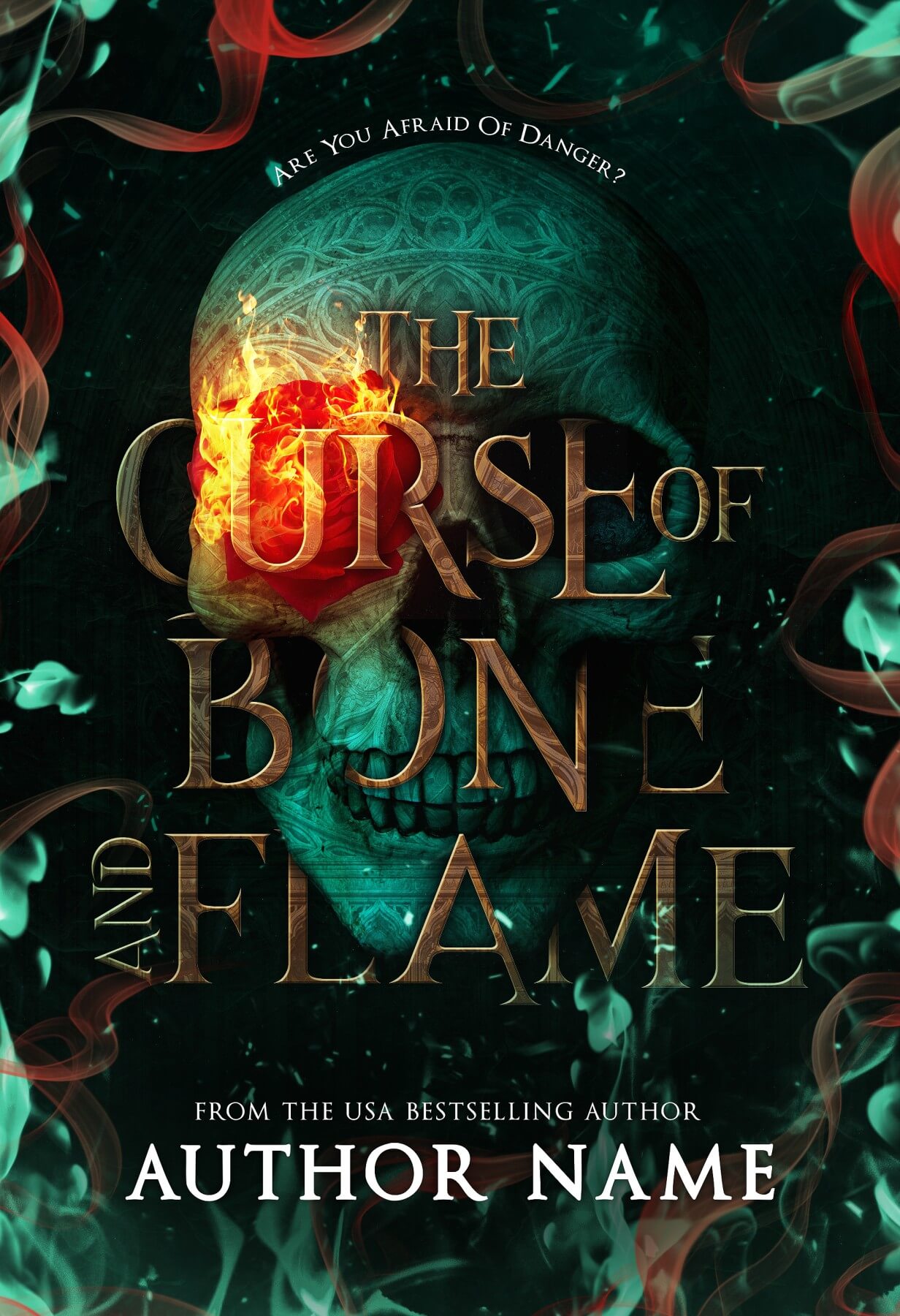 The Curse Of Bone And Flame - The Book Cover Designer