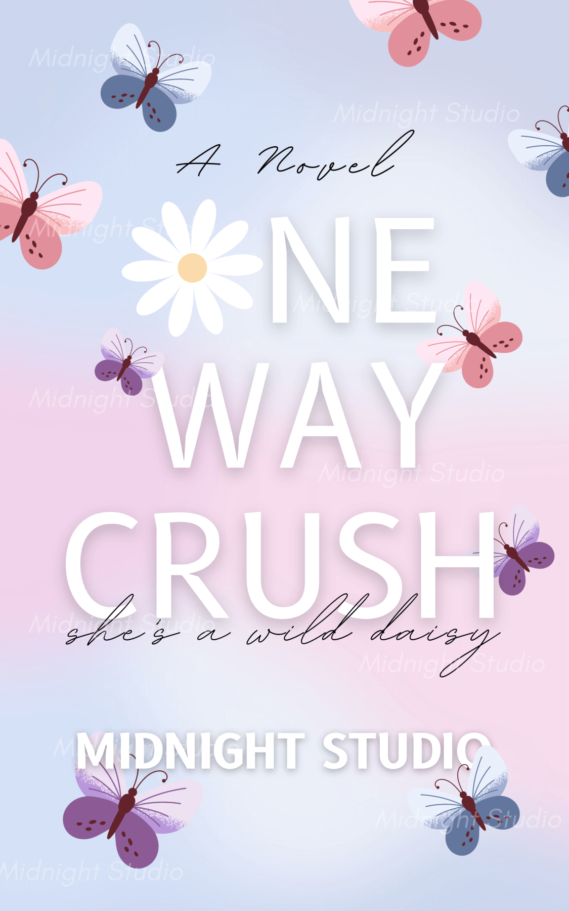 One Way Crush - The Book Cover Designer