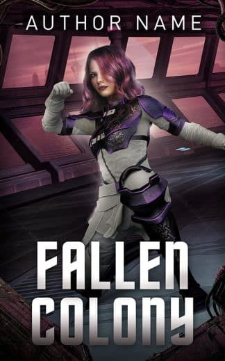 Premade Action & Adventure, Sci-Fi Cover Design: Fallen Colony