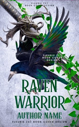 Premade Fantasy Book Cover: Premade Cover - Raven Warrior