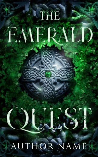 Pre-made Fantasy, Young Adult Cover Design: Emerald-Quest