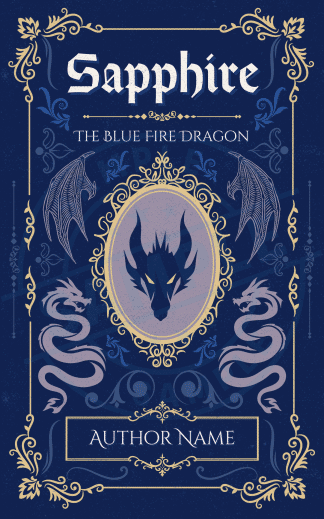 Sapphire The Blue Fire Dragon