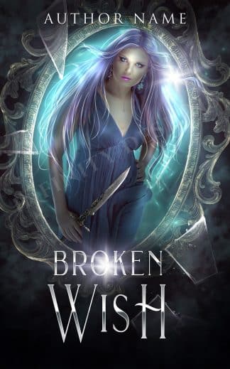 Premade Fantasy Book Cover – Beautiful Woman with Magical Aesthetic for Epic or Romantic Fantasy