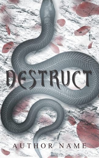 Premade Fantasy Book Cover – Mysterious Snake Design for Dark or Mythical Fantasy