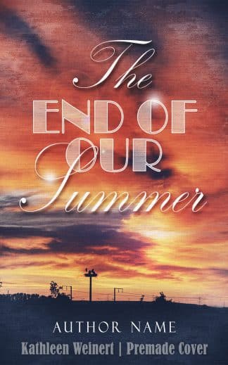 Premade Action & Adventure, Young Adult, Romance Ebook Cover: The End of Our Summer - Romance & Action
