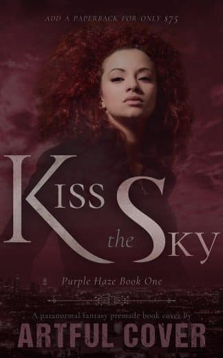 paranormal fantasy premade book cover by Artful Cover - Kiss the Sky