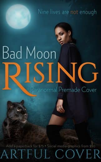 paranormal premade book cover by Artful Cover - Bad Moon Rising