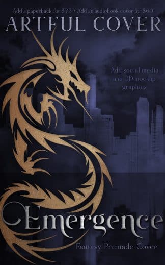 fantasy premade book cover by Artful Cover - Emergence