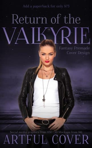 fantasy premade book cover by Artful Cover - Return of the Valkyrie