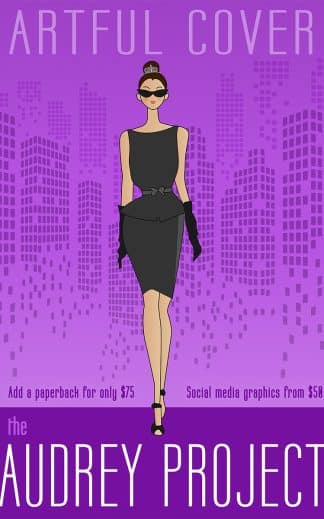 chick lit premade book cover by Artful Cover - The Audrey Project
