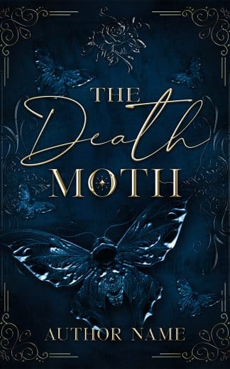 Pre-made Action & Adventure, Fantasy, Romance Cover Design: The Death Moth – Dark Fantasy & Romance