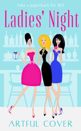 chick lit premade book cover by Artful Cover - Ladies' Night