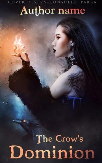 Pre-made Mystery, Thriller & Suspense Book Cover: The Crow’s Dominion (Ebook and paperback)