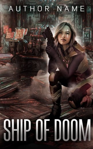 Pre-made Sci-Fi Book Cover: Ship of Doom
