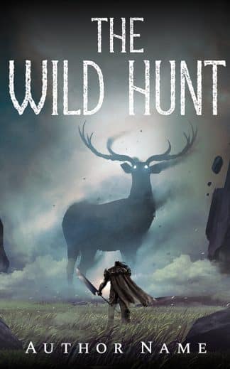 Pre-made Action & Adventure, Fantasy Book Cover: The Wild Hunt