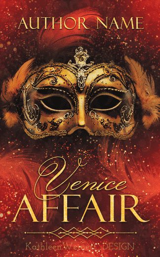 Premade Fantasy, Romance, Mystery Book Cover: VENICE AFFAIR - Fantasy Romance Premade Book Cover