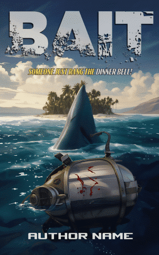 Pre-made Horror Book Cover: Bait