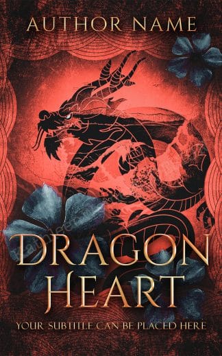 Ready Made Action & Adventure, Fantasy, Romance Book Cover: DRAGON HEART – Premade Fantasy / Asian Fantasy Book Cover