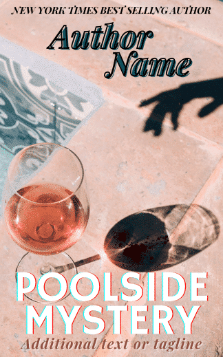 Premade Mystery, Thriller & Suspense Ebook Cover: Poolside Mystery