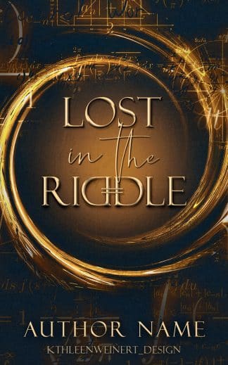 Ready Made Action & Adventure, Thriller & Suspense, Mystery Ebook Cover: LOST IN THE RIDDLE – Mystery Thriller Premade Cover