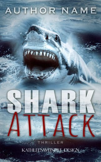 Pre-made Action & Adventure, Horror, Thriller & Suspense Cover Design: SHARK ATTACK - Horror/Thriller Premade Cover