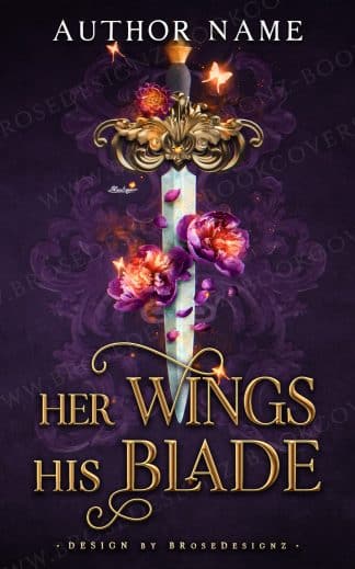 Her wings his blade