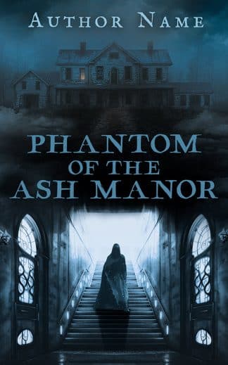 Pre-made Horror Ebook Cover: Phantom of the Ash Manor