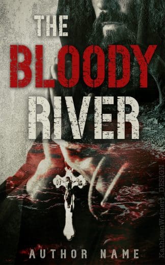 premade-book-cover-bloody-river-thriller