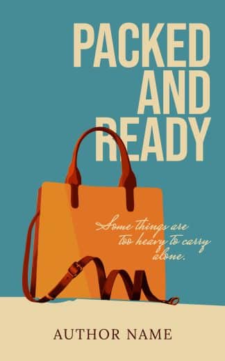 Pre-made Cozy, Literary Fiction, Mystery Book Cover: PACKED AND READY - Minimalist Contemporary Women’s Fiction Cover