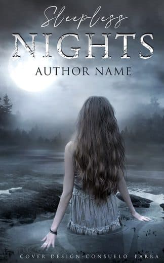 Pre-made Chick Lit, Mystery, Young Adult Book Cover: Sleepless nights II