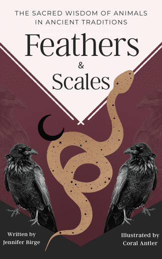 Feathers and Scales OOAK Book Cover