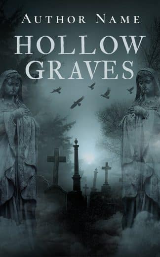 Pre-made Horror Book Cover: Hollow Graves