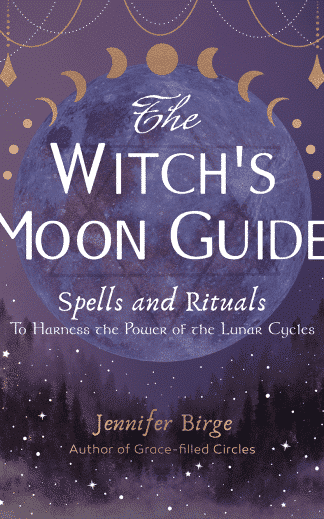 The Witches Moon Guide OOAK Book Cover