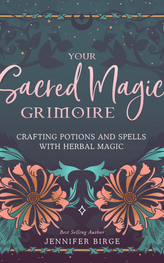 The Sacred Magic Grimoire OOAK Book Cover