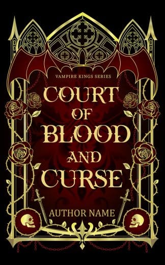 Ready Made Fantasy, Horror, Romance Cover Design: Court of Blood And Curse
