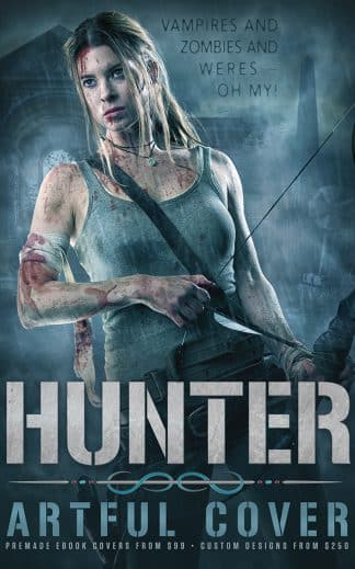 Premade Fantasy, Paranormal, Young Adult Book Cover: Hunter