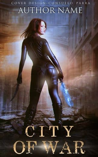 Ready Made Action & Adventure, Dystopia, Young Adult Book Cover: City of war