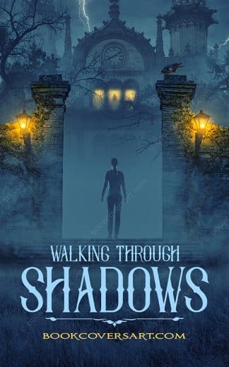 Pre-made Fantasy, Paranormal, Romance Ebook Cover: Walking Through Shadows